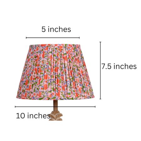 Multicolour Block Print Empire Lampshade Small